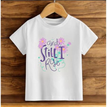 Kiz Çocuk Baskili T-shirt